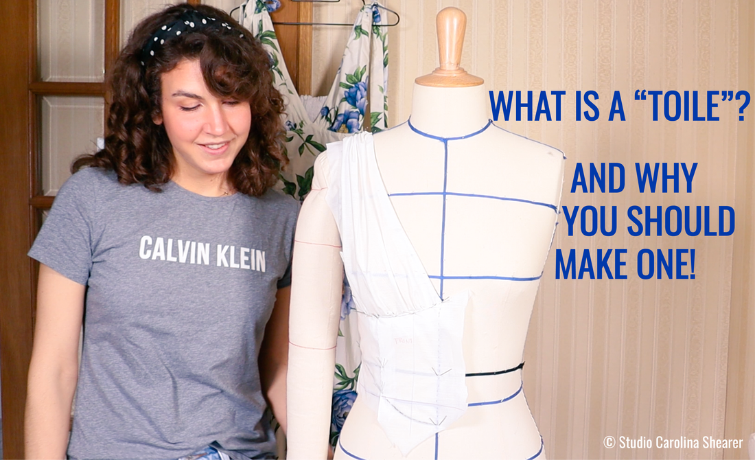 Why you should sew a toile, prototype, mock-up, sample, muslin garment.