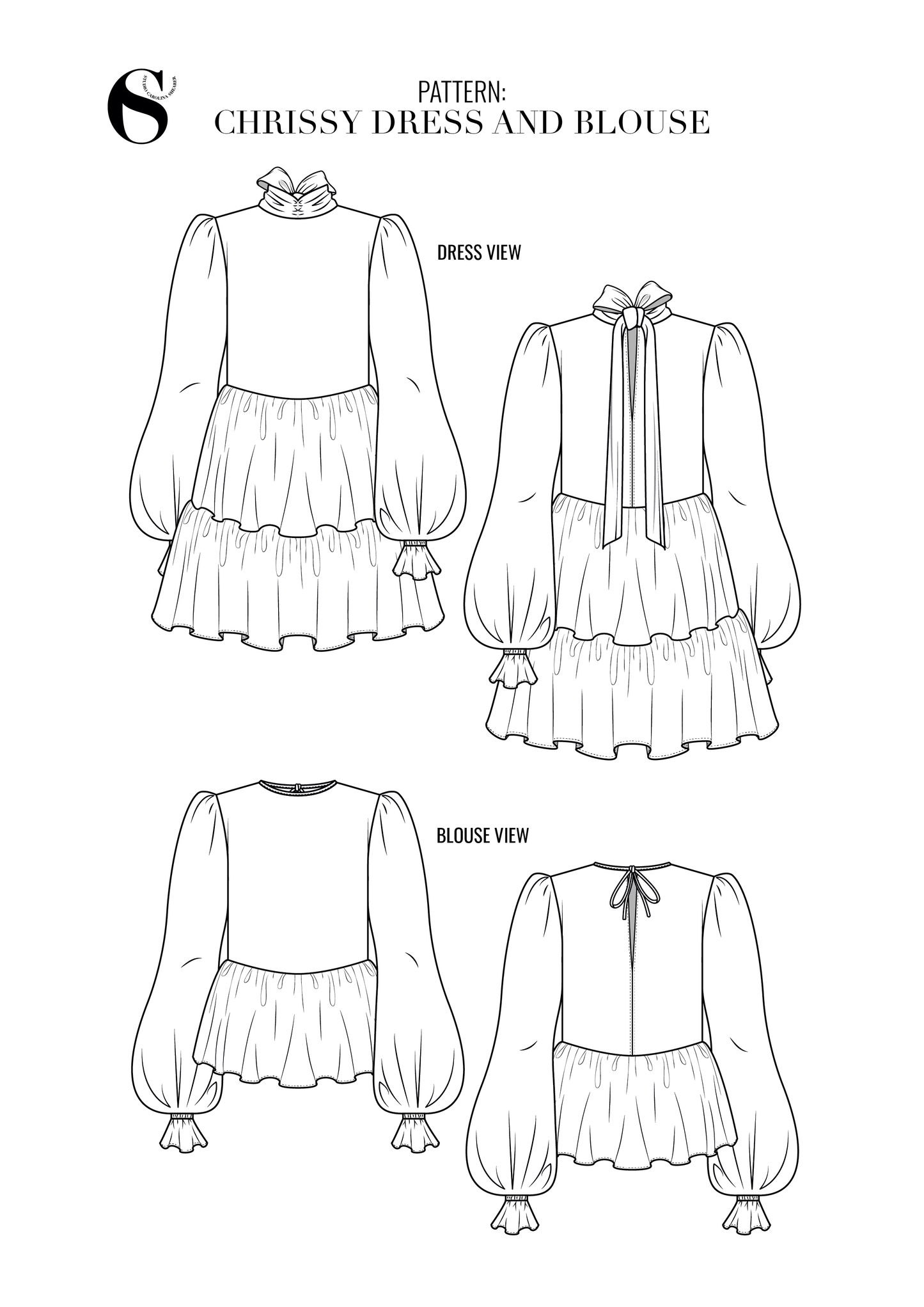 CHRISSY DRESS and BLOUSE